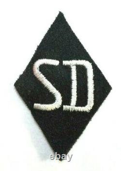 RARE, Original WWII German SD EM/NCO Shoulder Sleeve Diamond