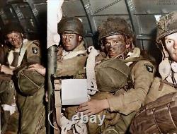 RARE! WWII 1944 D-Day Airborne Paratrooper Parachute Sainte-Mère-Église Normandy