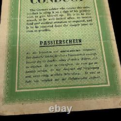 RARE! WWII 1944 D-Day Operation Cobra BREST France Allied Dropped German Leaflet