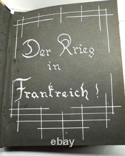 RARE WWII GERMAN SOLDIER'S PERSONAL PHOTO DIARY THE WAR IN FRANCE w COMMENTS