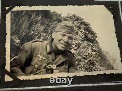 RARE WWII GERMAN SOLDIER'S PERSONAL PHOTO DIARY THE WAR IN FRANCE w COMMENTS
