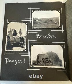 RARE WWII GERMAN SOLDIER'S PERSONAL PHOTO DIARY THE WAR IN FRANCE w COMMENTS