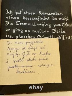 RARE WWII GERMAN SOLDIER'S PERSONAL PHOTO DIARY THE WAR IN FRANCE w COMMENTS