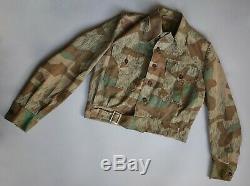 RARE WWII German Field Made Splinter Camo Uniform Tunic Original WW2 Uniform