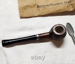 RARE WWII WW2 German ELITE officers smoking pipe Christmas gift from Heinrich