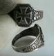 RING GERMAN WW2 WWII Oak Leaves & Acorns Cross Ring