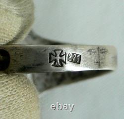 RING GERMAN WW2 WWII Oak Leaves & Acorns Cross Ring