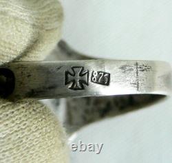 RING GERMAN WW2 WWII Oak Leaves & Acorns Cross Ring