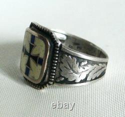 RING GERMAN WW2 WWII Oak Leaves & Acorns Ring