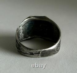 RING GERMAN WW2 WWII Pz. Div. Panzer Tank Division Oak Leaves Ring