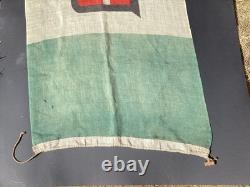 Rare 100% original axis captured italian german ww2 flag dated 1941