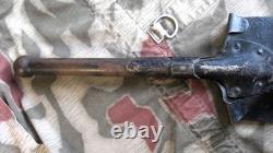 Rare Genuine WW2 German Entrenching Tool Shovel Spade & Canvas Cover / Carrier