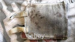 Rare Genuine WW2 German Entrenching Tool Shovel Spade & Canvas Cover / Carrier
