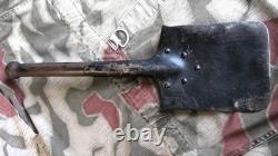 Rare Genuine WW2 German Entrenching Tool Shovel Spade & Canvas Cover / Carrier