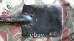 Rare Genuine WW2 German Entrenching Tool Shovel Spade & Canvas Cover / Carrier