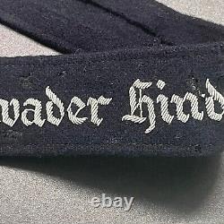 Rare German Ww2 Luftwaffe, Geshwader Hindenburg' Officer Cufftitle In Bullion