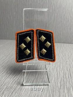 Rare German Ww2 Reichspost Postsekretar High Rank Uniform Matching Collar Tabs