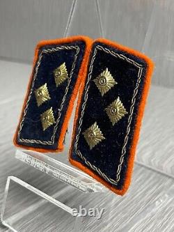 Rare German Ww2 Reichspost Postsekretar High Rank Uniform Matching Collar Tabs