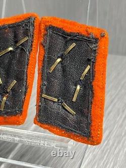 Rare German Ww2 Reichspost Postsekretar High Rank Uniform Matching Collar Tabs