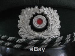 Rare Original German Customs Officer Visor Hat WW2