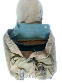 Rare Original German Military Ww2 Backpack Two Tone Tropical Issue 1938-45