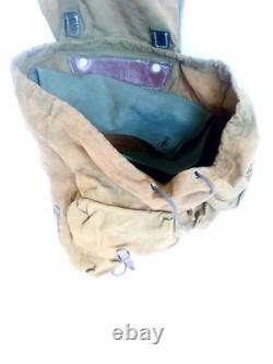 Rare Original German Military Ww2 Backpack Two Tone Tropical Issue 1938-45