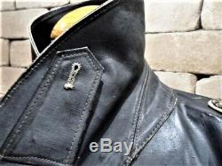 Rare Original German Police WWII Law Officer Coat Jacket Tunic Handcuff Biker