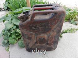 Rare WW2 WWII GERMAN 20 L JERRY CAN Tank PANZER CANNISTER Kraftstoff ABP 1940