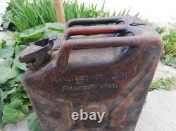 Rare WW2 WWII GERMAN 20 L JERRY CAN Tank PANZER CANNISTER Kraftstoff ABP 1940