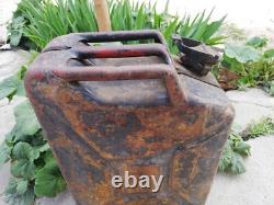 Rare WW2 WWII GERMAN 20 L JERRY CAN Tank PANZER CANNISTER Kraftstoff ABP 1940
