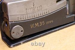 Rarest WW2 WWII German Military Army Winkelmesser W. M. 35 Clinometer Comlete Set