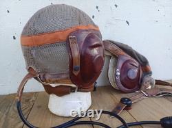 Reproduction German WW2 Luftwaffe LkPN101 Flight Helmet Pilot & Aircrew