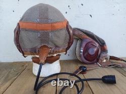 Reproduction German WW2 Luftwaffe LkPN101 Flight Helmet Pilot & Aircrew