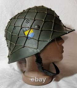 Reproduction German Wehrmacht Alluminium HELMET Ukrainian Division WW2 Marked