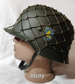 Reproduction German Wehrmacht Alluminium HELMET Ukrainian Division WW2 Marked