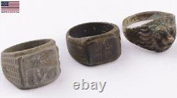 Ring WW2 Afrika Korps DAK German Africa Corps WWII Koln LION Head WEHRMACHT Palm