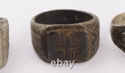 Ring WW2 Afrika Korps DAK German Africa Corps WWII Koln LION Head WEHRMACHT Palm