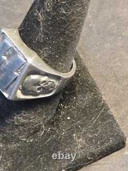 Ring WW2 SS/ Tests 800 silver/no visible marks/well woren/origional