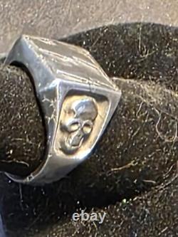 Ring WW2 SS/ Tests 800 silver/no visible marks/well woren/origional