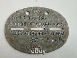 SELECTION of Original WW2 German Soldiers Dog Tags Personally found