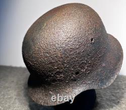 SIZE 66 WW2 German Stahlhelm Helmet M42 Forces Narva Battlefield Relic WH