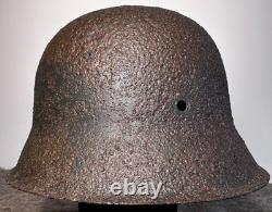 SIZE 66 WW2 German Stahlhelm Helmet M42 Forces Narva Battlefield Relic WH