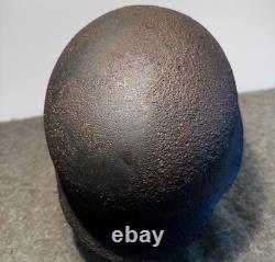 SIZE 66 WW2 German Stahlhelm Helmet M42 Forces Narva Battlefield Relic WH
