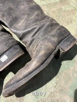 Size 10 WW2 German Original Uniform Combat Jack Boots Marching Boots