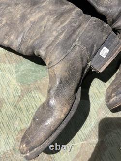 Size 10 WW2 German Original Uniform Combat Jack Boots Marching Boots