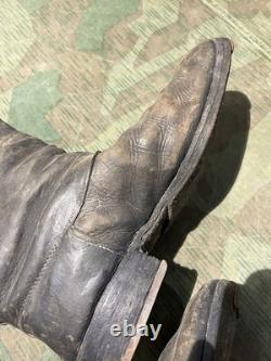 Size 10 WW2 German Original Uniform Combat Jack Boots Marching Boots
