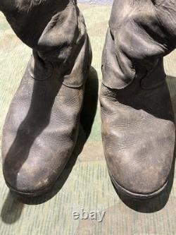 Size 10 WW2 German Original Uniform Combat Jack Boots Marching Boots