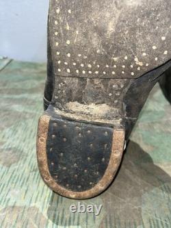 Size 10 WW2 German Original Uniform Combat Jack Boots Marching Boots