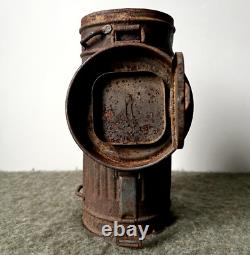 Size 2! Bwz 1942 Gm-38 Ww2 German Gas Mask Rubber Wehrcmacht With Can