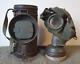 Size 2 Original Ww2 German Gas Mask Gm-30 Canvas Model With Filter Waa Stamped